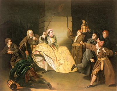David Garrick come Sir John Brute in 